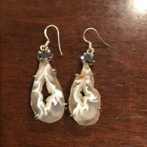 Stone earrings